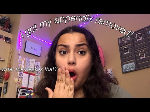 i got my appendix removed! || story time