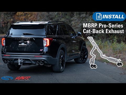 MBRP Explorer ST Pro Series Cat-Back Exhaust | Install, Sound Clips, 0-60 Testing