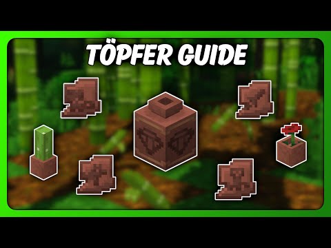 Wie funktioniert des Töpfern in Minecraft? - Töpferscherbe & dekorierte Töpfe erklärt!