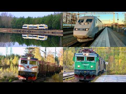 Svenska tåg som tutar del 7 / Compilation of Swedish train horns part 7