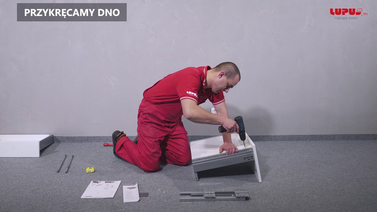 Instrukcja montażu prowadnic: STAR, KULKOWE, BLUM i HETTICH - Lupus Fabryka Mebli