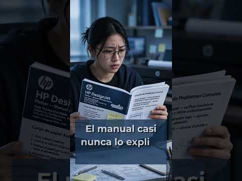 Tu plotter HP marcando error, ¿qué hacer? ⚠️ #biobio #arquitectura #homeoffice