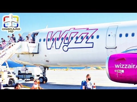 TRIP REPORT | Biggest Storm Ever Seen! TOGA!! | WIZZAIR A321 | Vienna to Heraklion