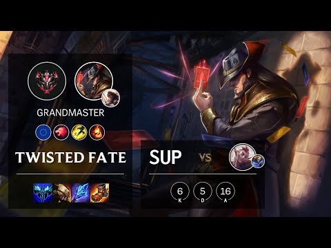 Twisted Fate Support vs Rakan - EUW Grandmaster Patch 10.24