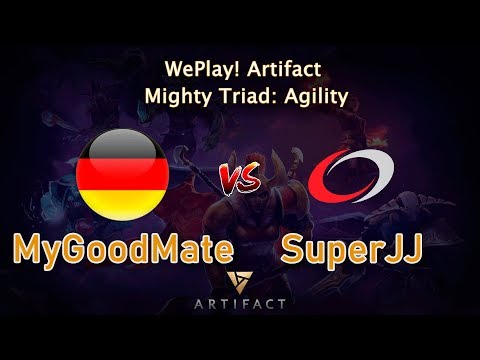 MyGoodMate vs SuperJJ - Playoffs | Artifact Mighty Triad: Agility | WePlay!