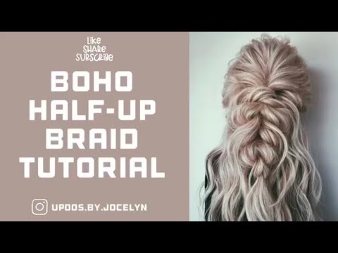 Boho Half-Up Braid Tutorial