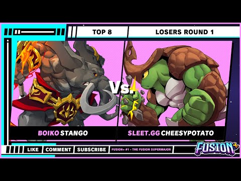 Fusion+ #1 - Losers Round 1 - Stango (Loxodont) VS CheesyPotato (Kragg) - Rivals of Aether 2