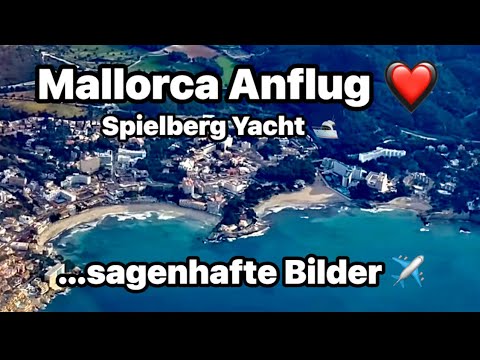 Flight to Mallorca ❤️ via the southwest 🇪🇸 Paguera 😎 Steven Spielberg's yacht 🎥 to the airport