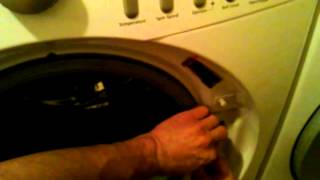 How to rig Frigidaire front load washer final spin