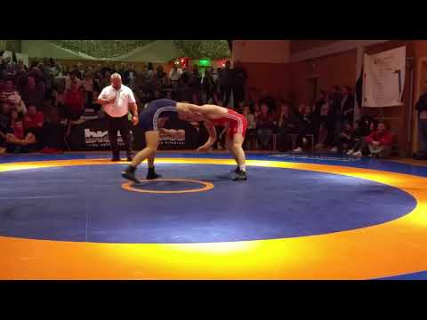 08.11.2019 TSV Gailbach vs. RWG - 75kg Freistil: Monir Ahmad Ahmadi vs Jan Fischer