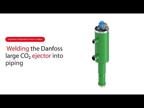 Large CO₂ ejector welding in transcritical CO₂ systems