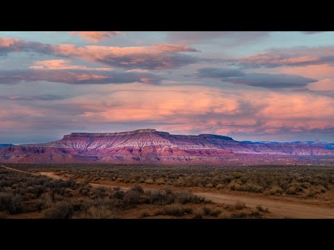Zion National Park Sunset 4K | Relaxing Ambient Music for Study & Sleep