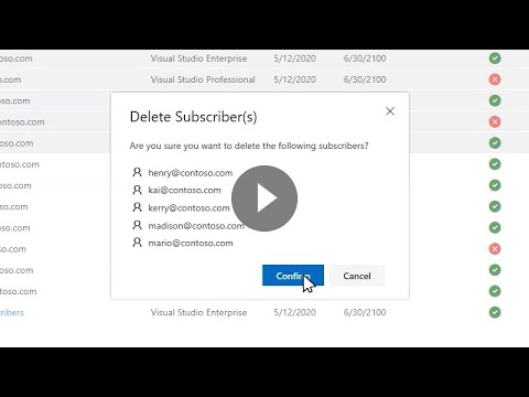 Removing subscription access