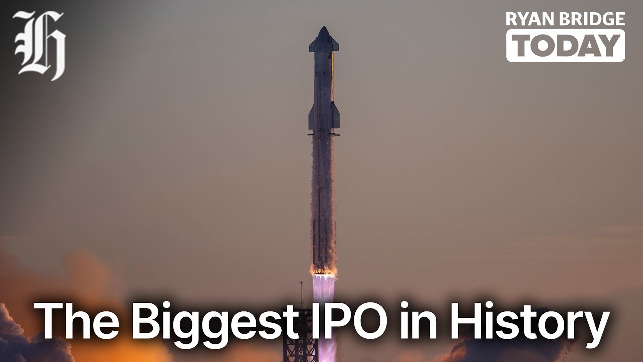 Should you grab a slice of SpaceX's $75 billion IPO this weekend? | Ryan Bridge TODAY