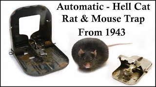 The Automatic / Hell-Cat Mouse & Rat Trap From 1943. Mousetrap Monday