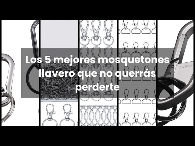 Vídeo relacionado con KMKANPO 4 Piezas mosqueton Llavero, Llaveros con mosquetón, Gancho Llavero para Hombres y Mujeres