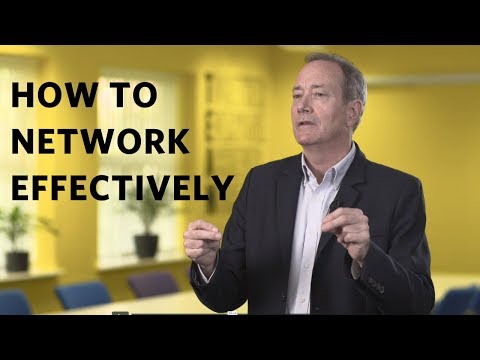 How to network effectively
