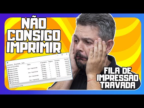 Impressões travadas na fila de impressão. Aprenda resolver.