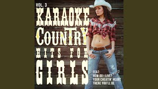 Over the Rainbow (In the Style of Faith Hill) (Karaoke Version)