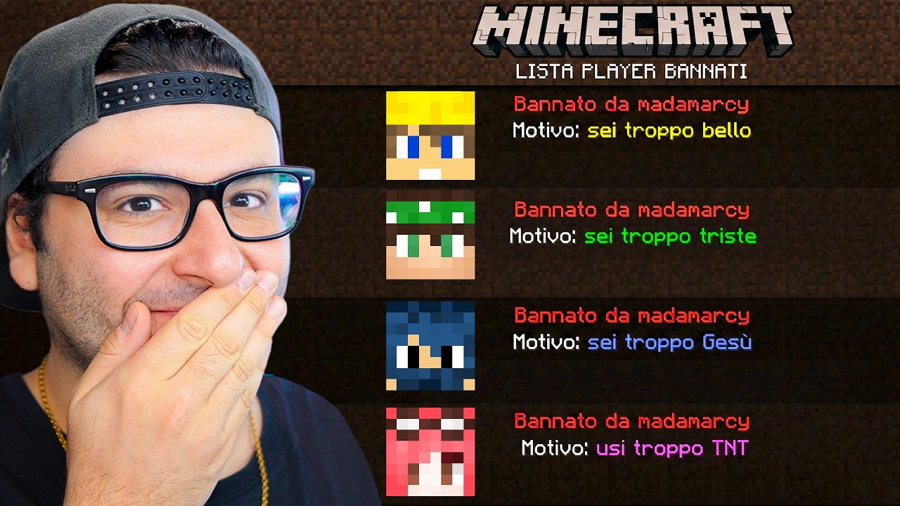 HO BANNATO I MIEI AMICI DA MINECRAFT