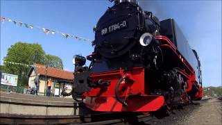 preview picture of video 'Zum Bahnhofsfest nach Putbus am 12.05.2013'