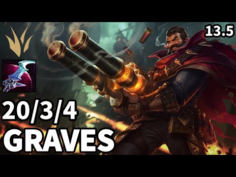 Graves Jungle vs Lillia - EUW Master | Patch 13.5