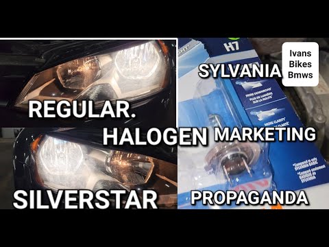 Sylvania SILVERSTAR H7 Vs Regular Halogen Bulb - The REAL Test | 4K