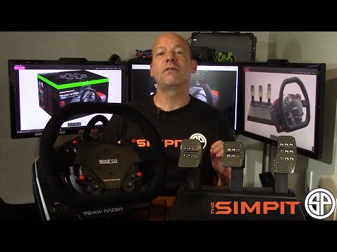 Žaidimų vairas Thrustmaster Steering Wheel TS-XW Racer, Juodos spalvos video