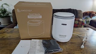AMZCHEF Electric Composter for Kitchen Review