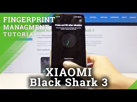 How to Add Fingerprint in XIAOMI Black Shark 3 – Find Fingerprint Lock