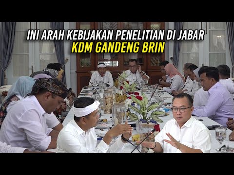 INI ARAH KEBIJAKAN PENELITIAN DI JABAR | KDM GANDENG BRIN