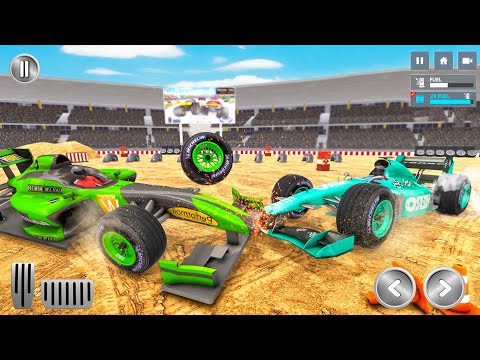 Formula Car Shooting Arena Derby Demolition Crash Racing 2024 Simulator - Android Gameplay.