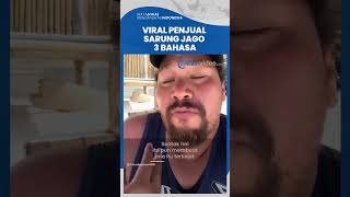 Bikin Bule Australia Syok! Penjual Sarung Ini Jago Berbahasa Asing: Bisa Inggris, Italia & Prancis