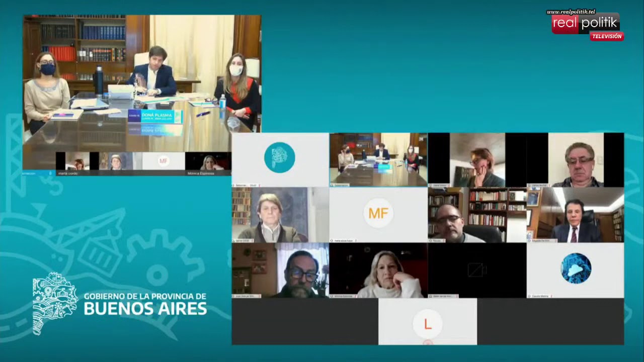 Axel Kicillof y Agustina Vila brindan anuncios en materia de Cultura y Educación