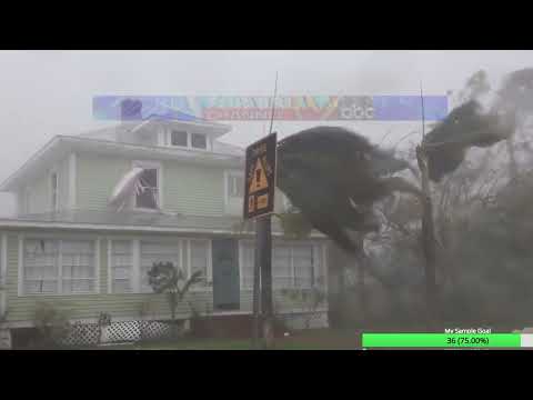 Harrycane Ian Extreme, devastating debris-filled winds, Placida, Florida - Hurricane Ian 09/29/2022