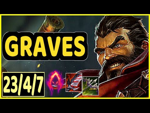 GRAVES VS NUNU & WILLUMP - 23/4/7 KDA JUNGLE GAMEPLAY CHALLENGER I