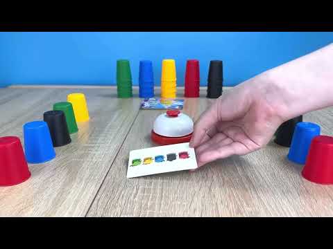 Настольная игра Go Cups, детская игра на реакцию и внимательность, игра со стаканчиками для детей - фото 1 - id-p2918808269
