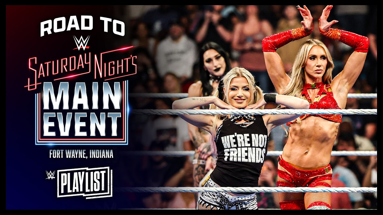 Road to Rhea Ripley, Charlotte Flair & Alexa Bliss vs. Jade Cargill, Michin & B-Fab: WWE Playlist