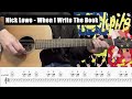 Nick Lowe - When I Write The Book You - Guitar Cover & Tab