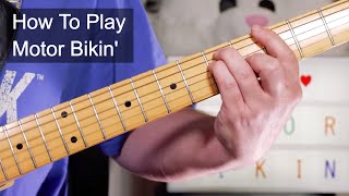 'Motor Bikin' Chris Spedding Guitar Lesson