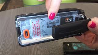 Remove Battery Pack from Kenwood Pro-Talk Radios and Find Serial Number