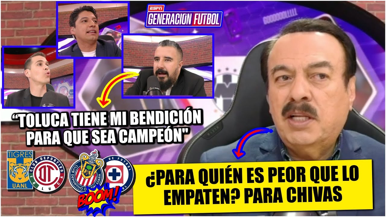 TOLUCA empatará a CHIVAS en títulos si gana. AMÉRICA CAMPEONÍSIMO del futbol mexicano | Generación F
