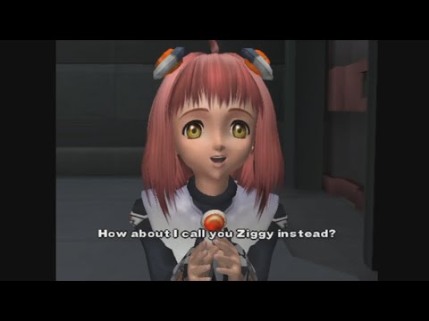 Xenosaga Episode 1 (2002) - Ziggy and Momo escaping from Pleroma cutscene