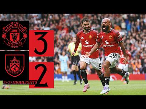 Late Win At Old Trafford 🤩 | Man Utd v Burnley