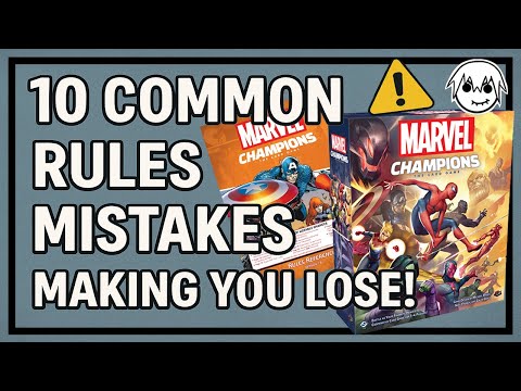 10 Common Rules Mistakes in Marvel Champions | Beginner Guide to Win More Games