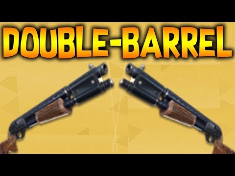 "FORTNITE" DOUBLE-BARREL SHOTGUN CHALLENGE!