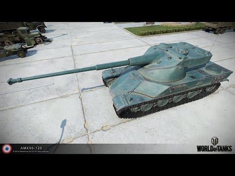 AMX 50 120 Мастер в полном стоке (4600 урона)