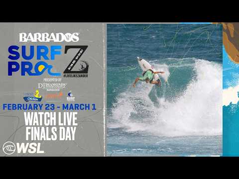 LIVE - BTMI Barbados Surf Pro + Live Like Zander Junior Pro - Finals Day