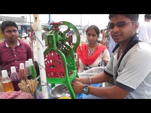 Coloring Ice Gola | Bengal Digha Sea Beach | Street Food India