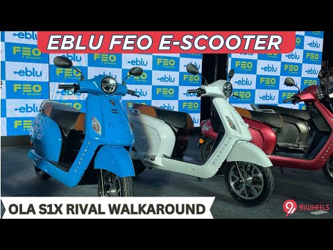 Eblu FEO E-Scooter Walkaround || Ola S1X Rival